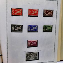 Collection timbres de Réunion 1891-1947 neufs et oblitérés en un album.