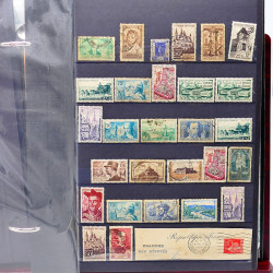 Lot de timbres de France neufs et oblitérés en un album.