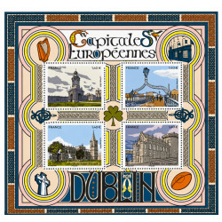 Feuillet de 4 timbres Capitales Européennes Dublin N°F5384 neuf**.