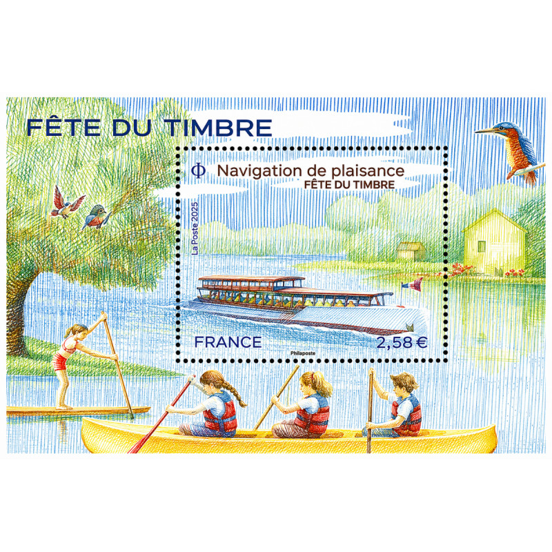 Feuillet de timbre Navigation de plaisance N°F5758 neuf**.