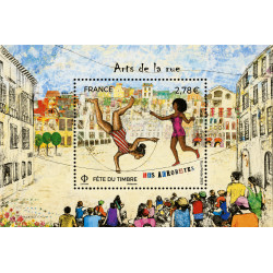 Feuillet de timbre Les acrobates N°F5855 neuf**.