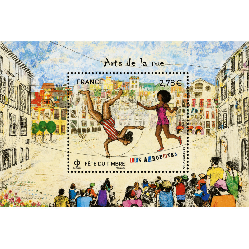 Feuillet de timbre Les acrobates N°F5855 neuf**.