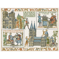 Feuillet de 2 timbres Guillaume le Conquérant N°F5455 neuf**.