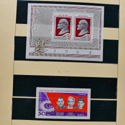 Collection de timbres et blocs de Russie 1959-1999 neufs** en 4 albums.