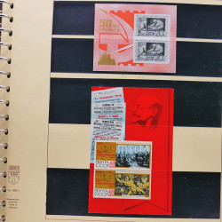 Collection de timbres et blocs de Russie 1959-1999 neufs** en 4 albums.
