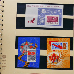 Collection de timbres et blocs de Russie 1959-1999 neufs** en 4 albums.