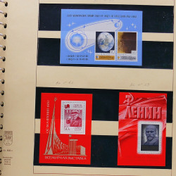 Collection de timbres et blocs de Russie 1959-1999 neufs** en 4 albums.