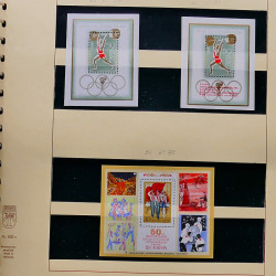 Collection de timbres et blocs de Russie 1959-1999 neufs** en 4 albums.