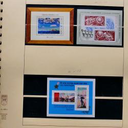 Collection de timbres et blocs de Russie 1959-1999 neufs** en 4 albums.
