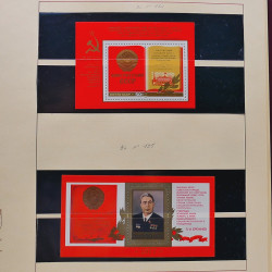 Collection de timbres et blocs de Russie 1959-1999 neufs** en 4 albums.