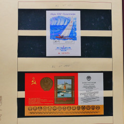 Collection de timbres et blocs de Russie 1959-1999 neufs** en 4 albums.