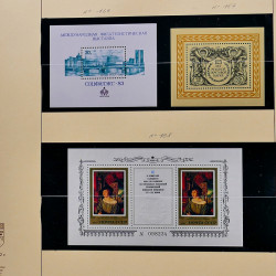 Collection de timbres et blocs de Russie 1959-1999 neufs** en 4 albums.