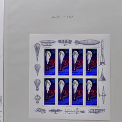 Collection de timbres et blocs de Russie 1959-1999 neufs** en 4 albums.