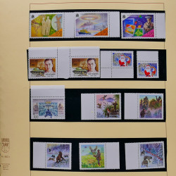 Collection de timbres et blocs de Russie 1959-1999 neufs** en 4 albums.