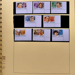 Collection de timbres et blocs de Russie 1959-1999 neufs** en 4 albums.