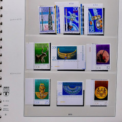 Collection timbres d'Allemagne de l'Est (DDR) 1977-1999 neufs** en 5 albums.