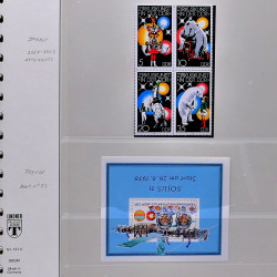 Collection timbres d'Allemagne de l'Est (DDR) 1977-1999 neufs** en 5 albums.