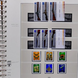 Collection timbres d'Allemagne de l'Est (DDR) 1977-1999 neufs** en 5 albums.