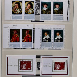 Collection timbres d'Allemagne de l'Est (DDR) 1977-1999 neufs** en 5 albums.
