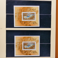 Collection timbres d'Allemagne de l'Est (DDR) 1977-1999 neufs** en 5 albums.
