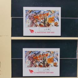 Collection timbres d'Allemagne de l'Est (DDR) 1977-1999 neufs** en 5 albums.