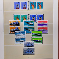 Collection timbres d'Allemagne de l'Est (DDR) 1977-1999 neufs** en 5 albums.