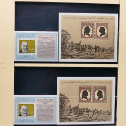 Collection timbres d'Allemagne de l'Est (DDR) 1977-1999 neufs** en 5 albums.