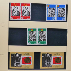 Collection timbres d'Allemagne de l'Est (DDR) 1977-1999 neufs** en 5 albums.