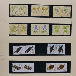 Collection timbres d'Allemagne de l'Est (DDR) 1977-1999 neufs** en 5 albums.
