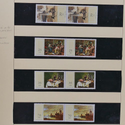 Collection timbres d'Allemagne de l'Est (DDR) 1977-1999 neufs** en 5 albums.
