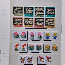 Collection timbres d'Allemagne de l'Est (DDR) 1977-1999 neufs** en 5 albums.