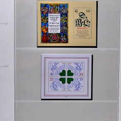 Collection timbres d'Allemagne de l'Est (DDR) 1977-1999 neufs** en 5 albums.