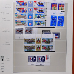 Collection timbres d'Allemagne de l'Est (DDR) 1977-1999 neufs** en 5 albums.