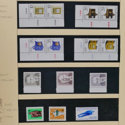 Collection timbres d'Allemagne de l'Est (DDR) 1977-1999 neufs** en 5 albums.