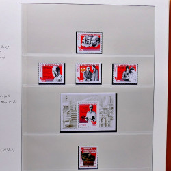 Collection timbres d'Allemagne de l'Est (DDR) 1977-1999 neufs** en 5 albums.