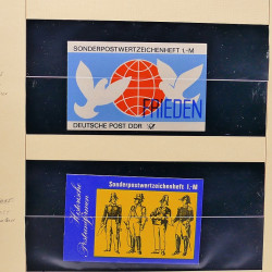 Collection timbres d'Allemagne de l'Est (DDR) 1977-1999 neufs** en 5 albums.