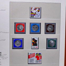 Collection timbres d'Allemagne de l'Est (DDR) 1977-1999 neufs** en 5 albums.