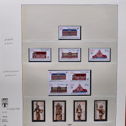 Collection timbres d'Allemagne de l'Est (DDR) 1977-1999 neufs** en 5 albums.