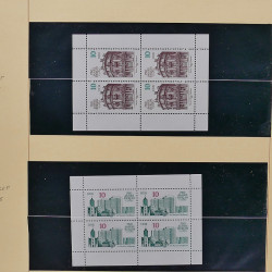 Collection timbres d'Allemagne de l'Est (DDR) 1977-1999 neufs** en 5 albums.