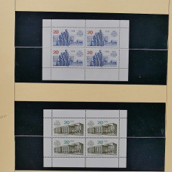 Collection timbres d'Allemagne de l'Est (DDR) 1977-1999 neufs** en 5 albums.