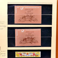 Collection timbres d'Allemagne de l'Est (DDR) 1977-1999 neufs** en 5 albums.