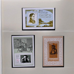 Collection timbres d'Allemagne de l'Est (DDR) 1977-1999 neufs** en 5 albums.