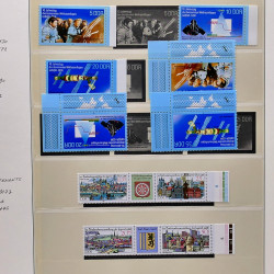 Collection timbres d'Allemagne de l'Est (DDR) 1977-1999 neufs** en 5 albums.