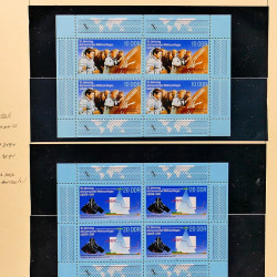 Collection timbres d'Allemagne de l'Est (DDR) 1977-1999 neufs** en 5 albums.