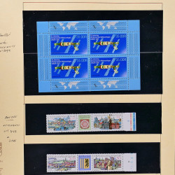 Collection timbres d'Allemagne de l'Est (DDR) 1977-1999 neufs** en 5 albums.
