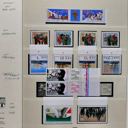 Collection timbres d'Allemagne de l'Est (DDR) 1977-1999 neufs** en 5 albums.