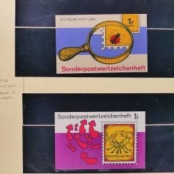 Collection timbres d'Allemagne de l'Est (DDR) 1977-1999 neufs** en 5 albums.