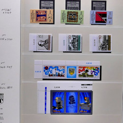Collection timbres d'Allemagne de l'Est (DDR) 1977-1999 neufs** en 5 albums.