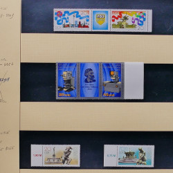 Collection timbres d'Allemagne de l'Est (DDR) 1977-1999 neufs** en 5 albums.