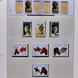 Collection timbres d'Allemagne de l'Est (DDR) 1977-1999 neufs** en 5 albums.